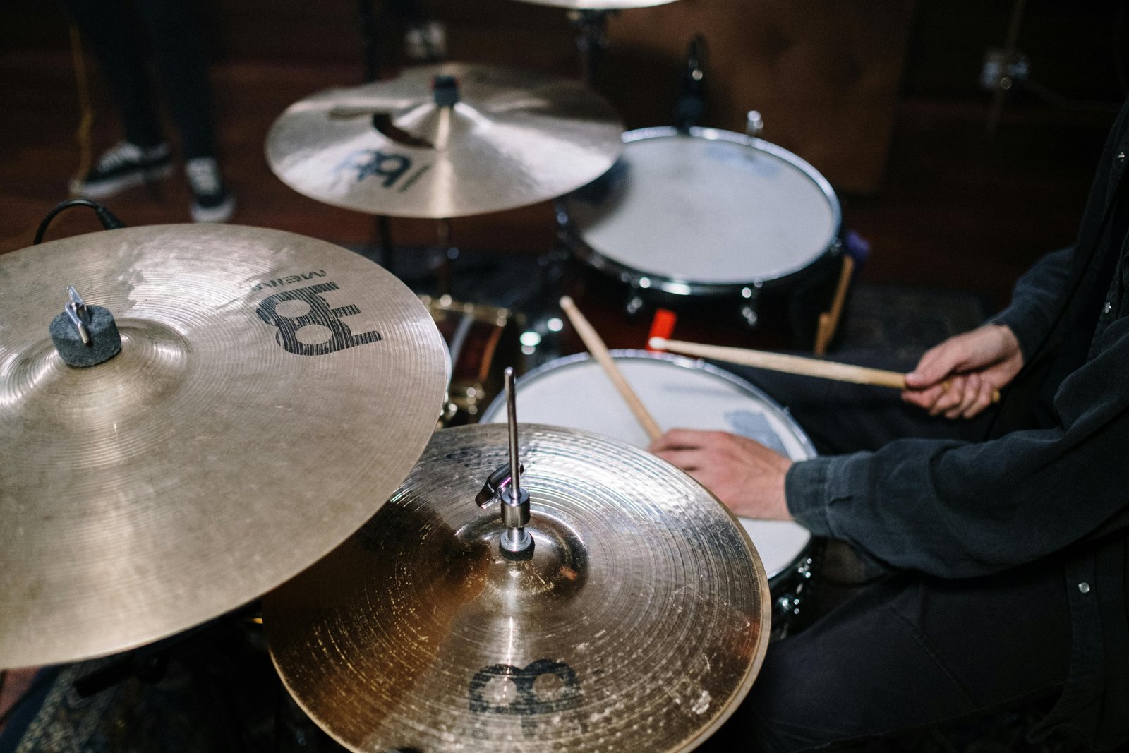 live drummer at a restaurant gig